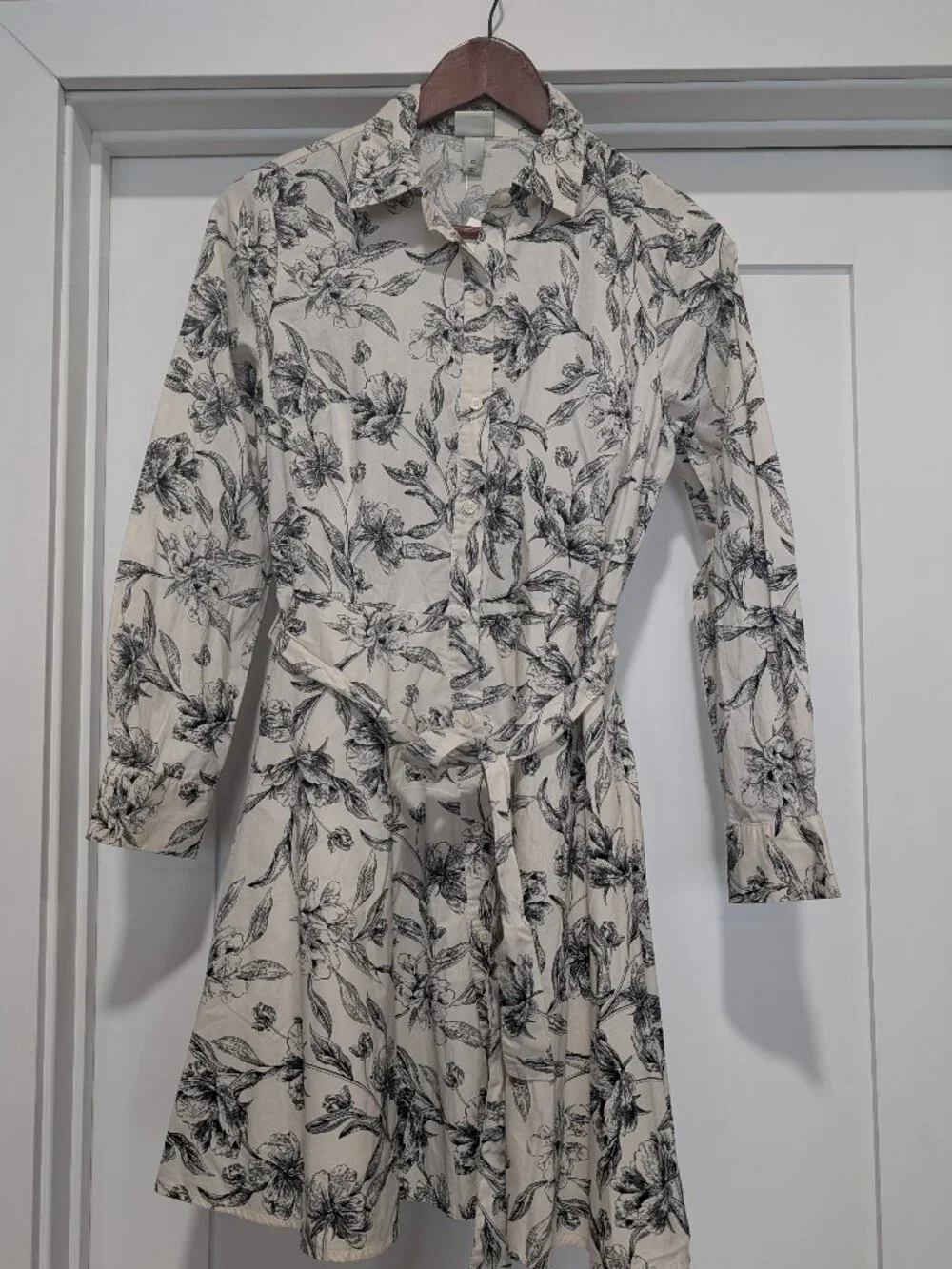 1 piece off-white floral print dress by a new day NWT size xs - Picture 1 of 5